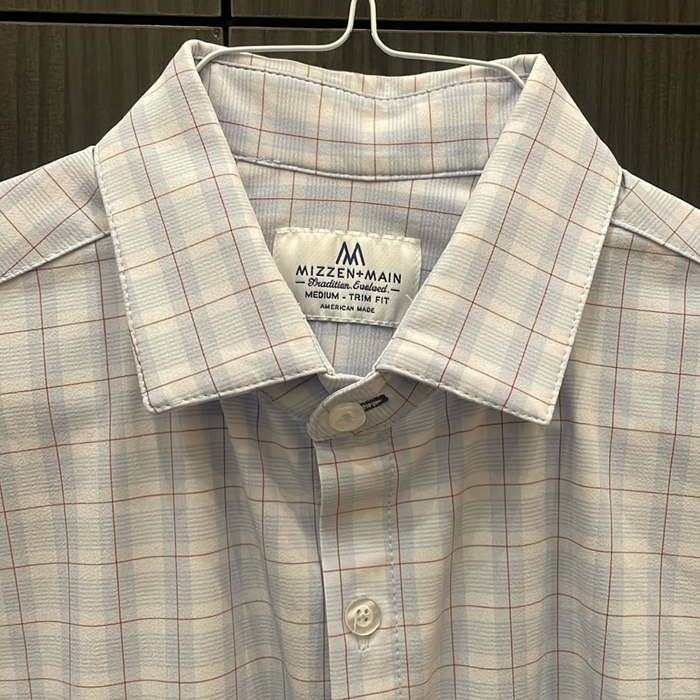 Mizzen+Main mens button down dresss shirt